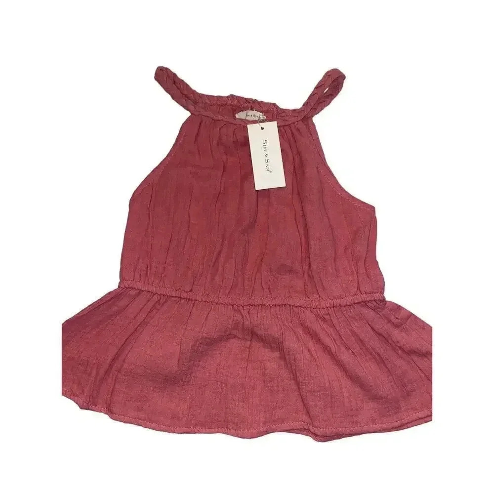 SIM & SAM top SMALL NEW